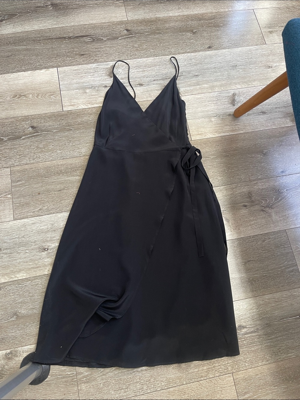 Amour Vert Silk Wrap Dress